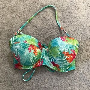 Forever 21 Floral Bikini Top